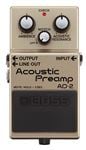 Boss AD-2 Acoustic Preamp Effect Pedal Front View